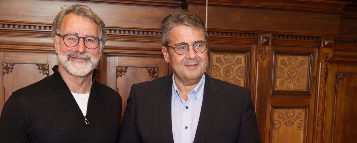 Wolfgang Merkel und Sigmar Gabriel