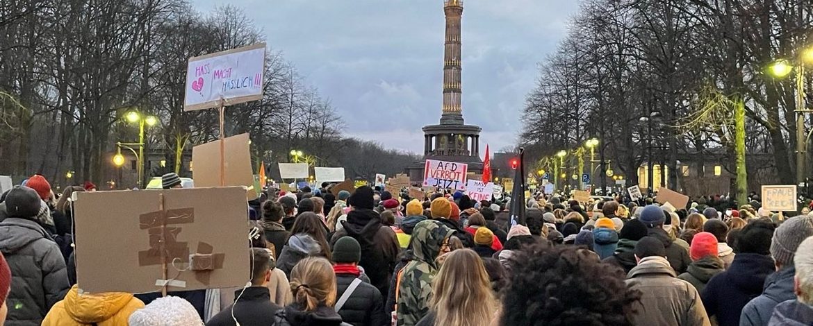 Demonstration der Anständigen am 2.2.2025 in Berlin