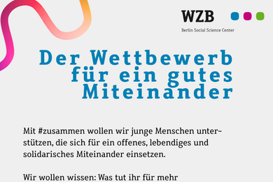 gekürzter Bewerbungstext als Social Media Kachel