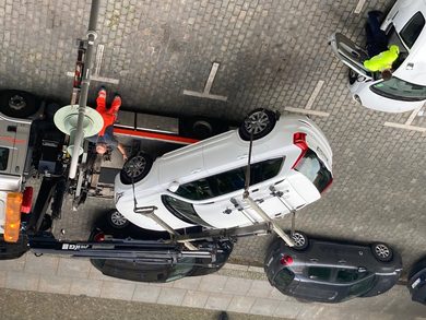 Autos größer als Abschleppwagen