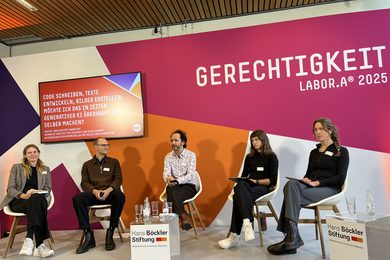 Genkia-Team auf der Bühne der Labor.A-Konferenz