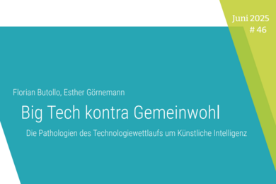 Policy Brief im Projekt Genkia: Big Tech kontra Gemeinwohl 