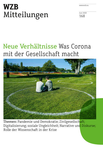 Cover Neue Verhältnisse: Was Corona mit der Gesellschaft macht