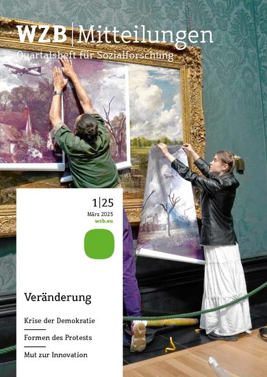Cover der WZB-Mitteilungen 187 Veränderung