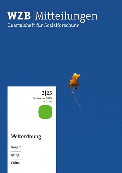 Das Titelbild zeigt einen Luftballon mit den Gesichtszügen von Donald Trump
